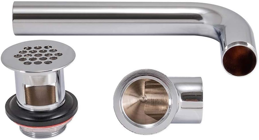EZ-FLO 1-14 Inch Offset Lavatory Drain with Grid Strainer