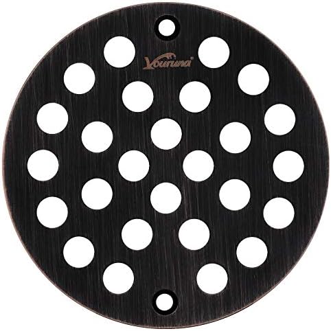 4-Inch Screw-in Shower Strainer Drain Cover Replacement