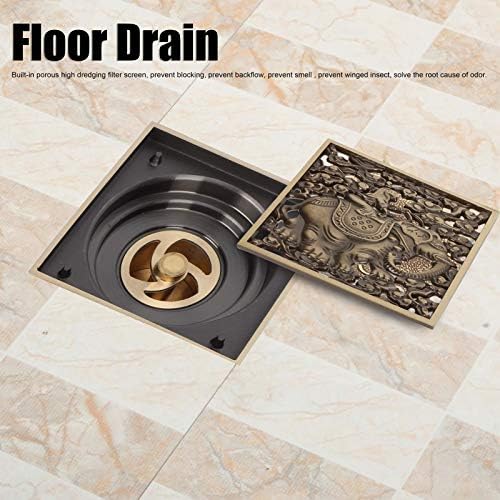Kuuleyn Copper Shower Drain Cover Kit for Bathroom and Kitchen