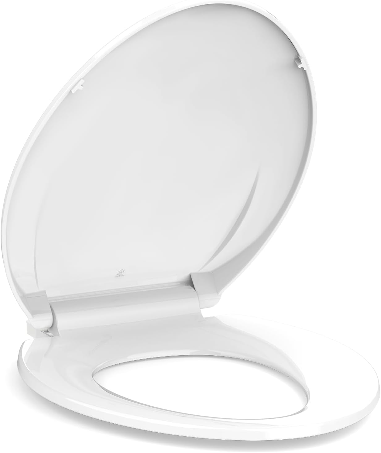 GarveeTech Elongated Toilet Seat with Slow Close and Quick-Release Hinges White