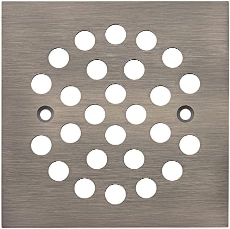 Square 4-14 Inch Screw-in Shower Drain Cover Replacement 1