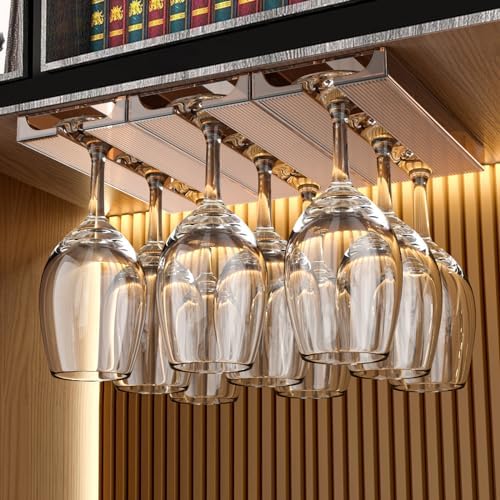 DESONAUT 2 Pcs Wine Glass Holder Stemware Rack
