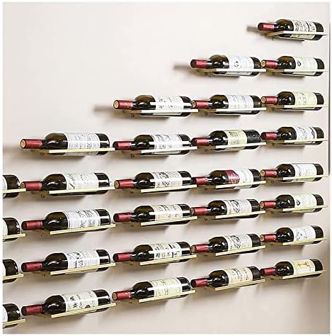 ALDEPO Gold Wall Mounted Wine Holder Rack