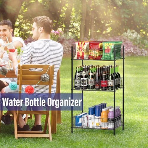 Smusei 3 Tier Drink Organizer for Kitchen Storage