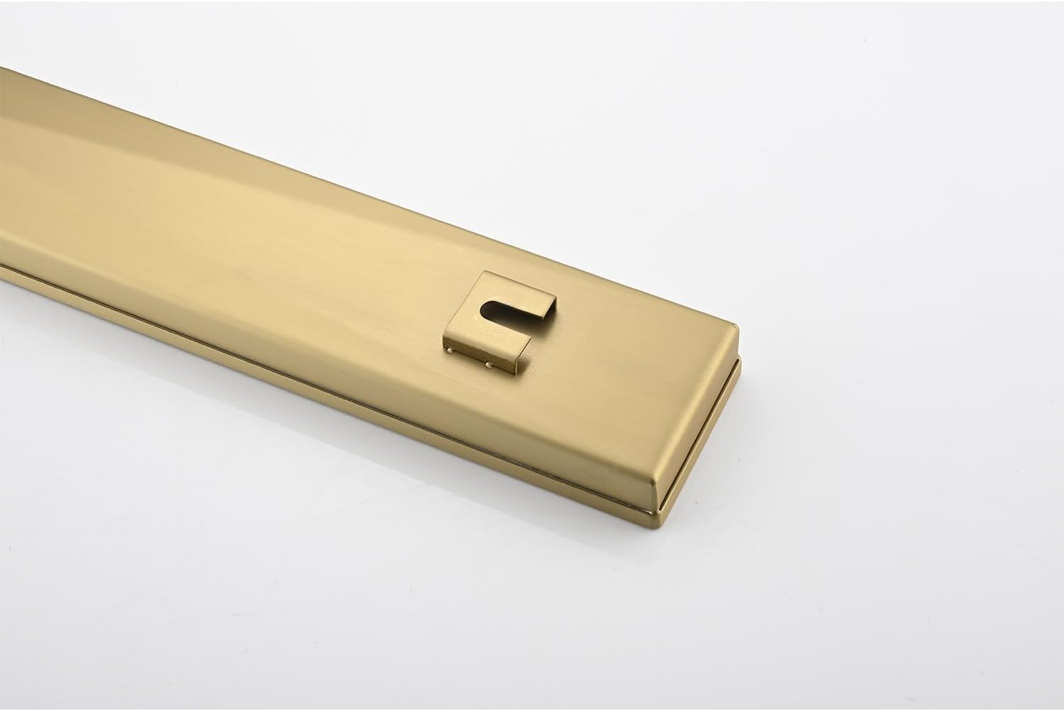 Benicabaly Linear Shower Drain with Brushed Gold Finish 1