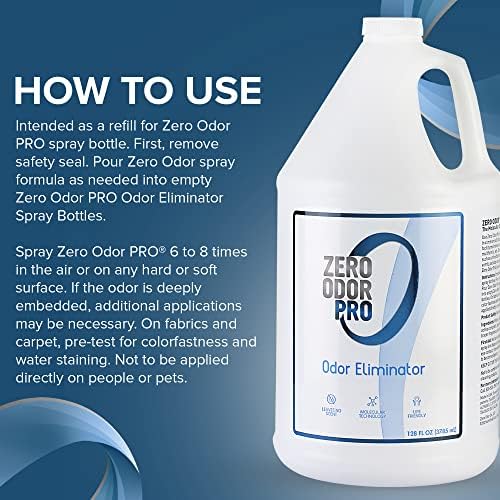 Zero Odor Pro - 128oz Commercial Strength Odor Eliminator Refill 1