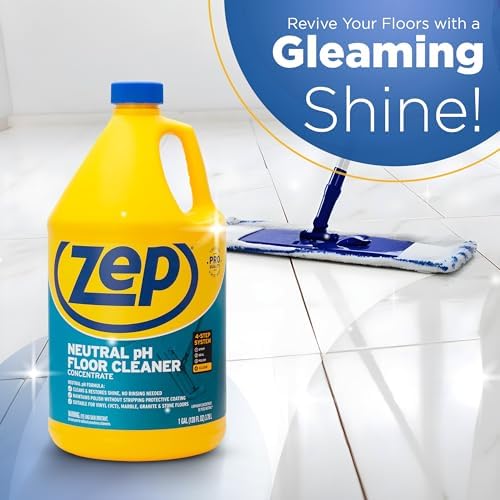 Zep Neutral pH Floor Cleaner 1 Gallon Case of 4 1