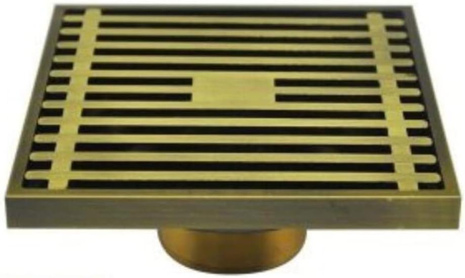 Square Floor Waste Grate Antique Bronze Chrome Drain Strainer