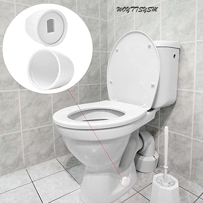 Universal Toilet Bolt Caps White 144 Inch 4 Pack