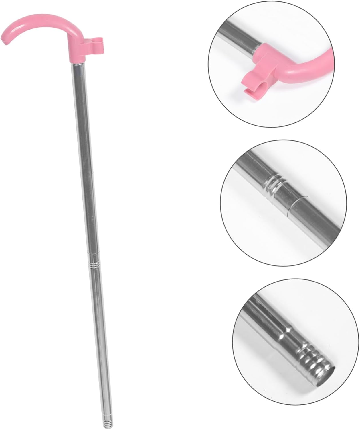 3pcs Sturdy Stainless Steel Dust Pan Handle for Heavy Duty Cleaning
