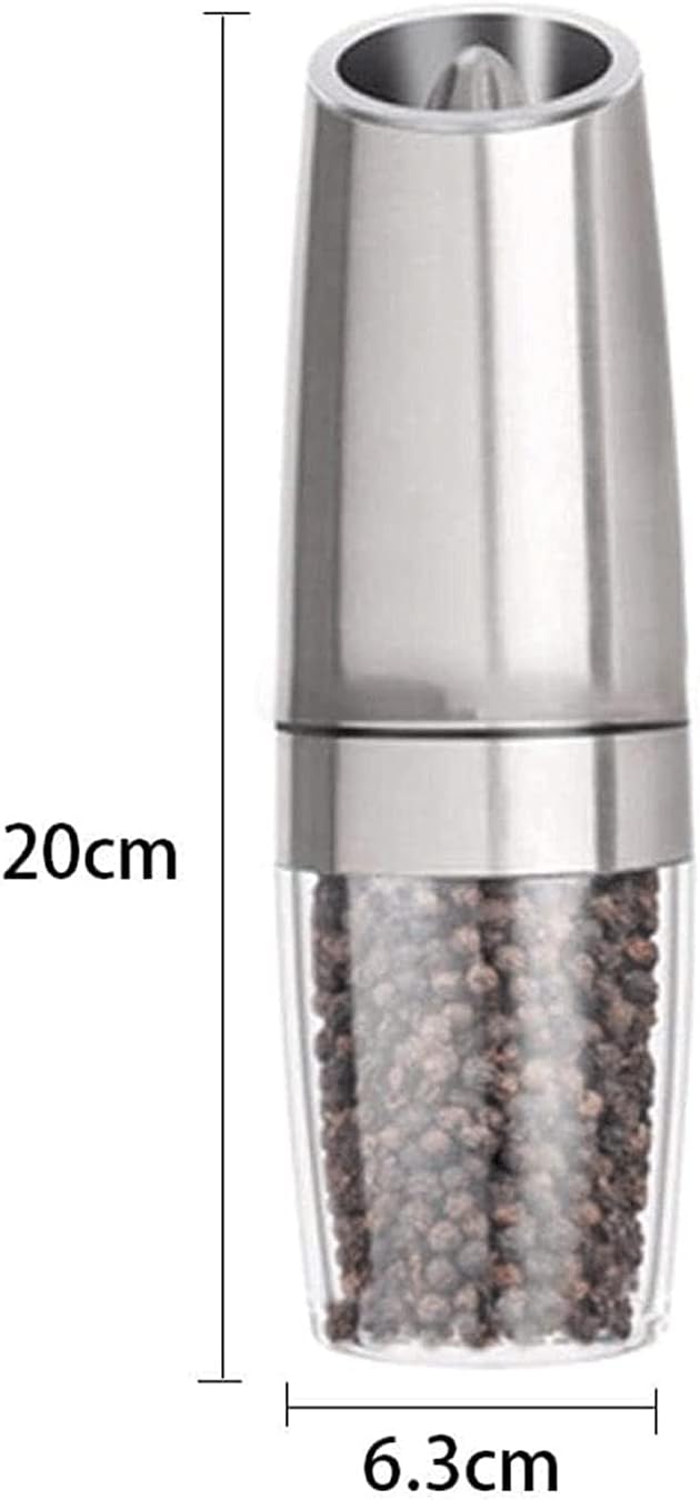 Electric Salt and Pepper Grinder Set with Gravity Sensor