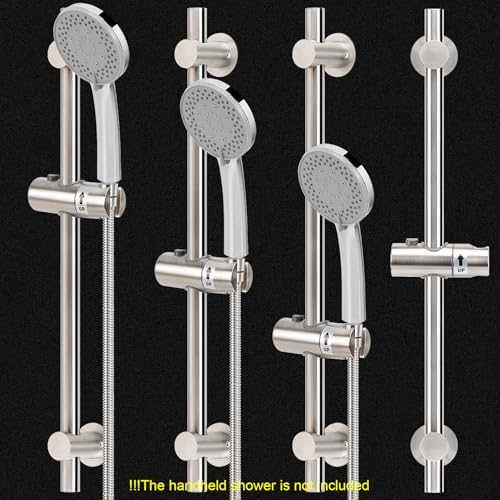 NearMoon Adjustable Shower Slide Bar with Handheld Holder