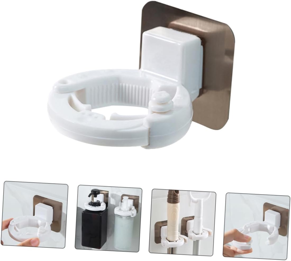 STOBAZA 3pcs Wall-Mounted Shower Gel Holders