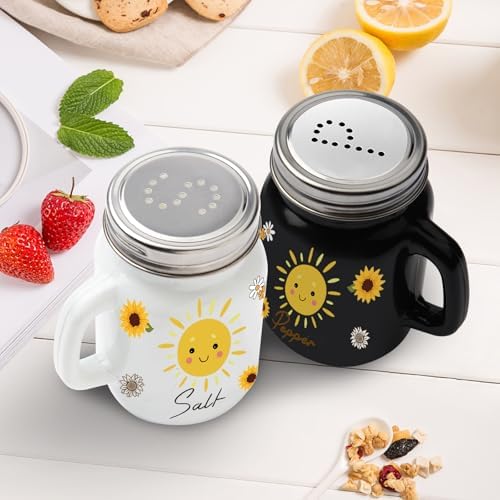 BSEROBS 2 Pack Sunflower Salt Pepper Shakers