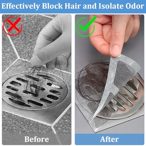 TORIHIKI Disposable Drain Hair Catcher 100 Pcs