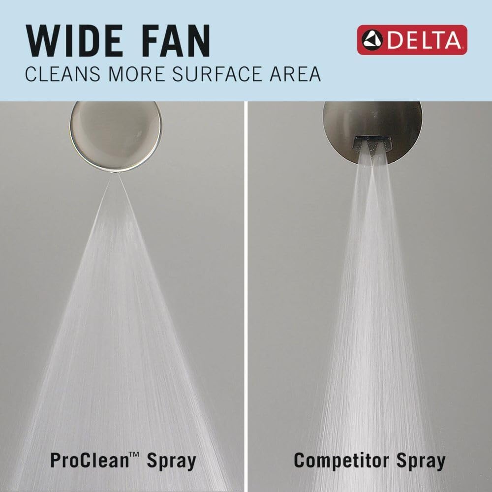 Delta 7-Setting Wall Mount Hand Shower with Cleaning Spray