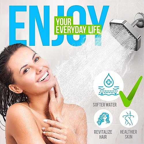 AquaHomeGroup Luxury Filtered Shower Head Set - Chrome