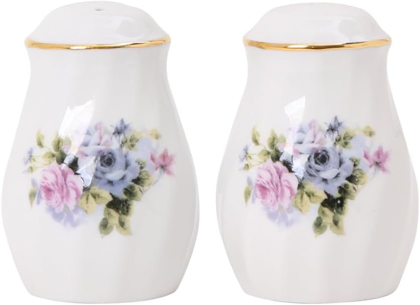Lynns Paradise Floral Salt and Pepper Shaker Set