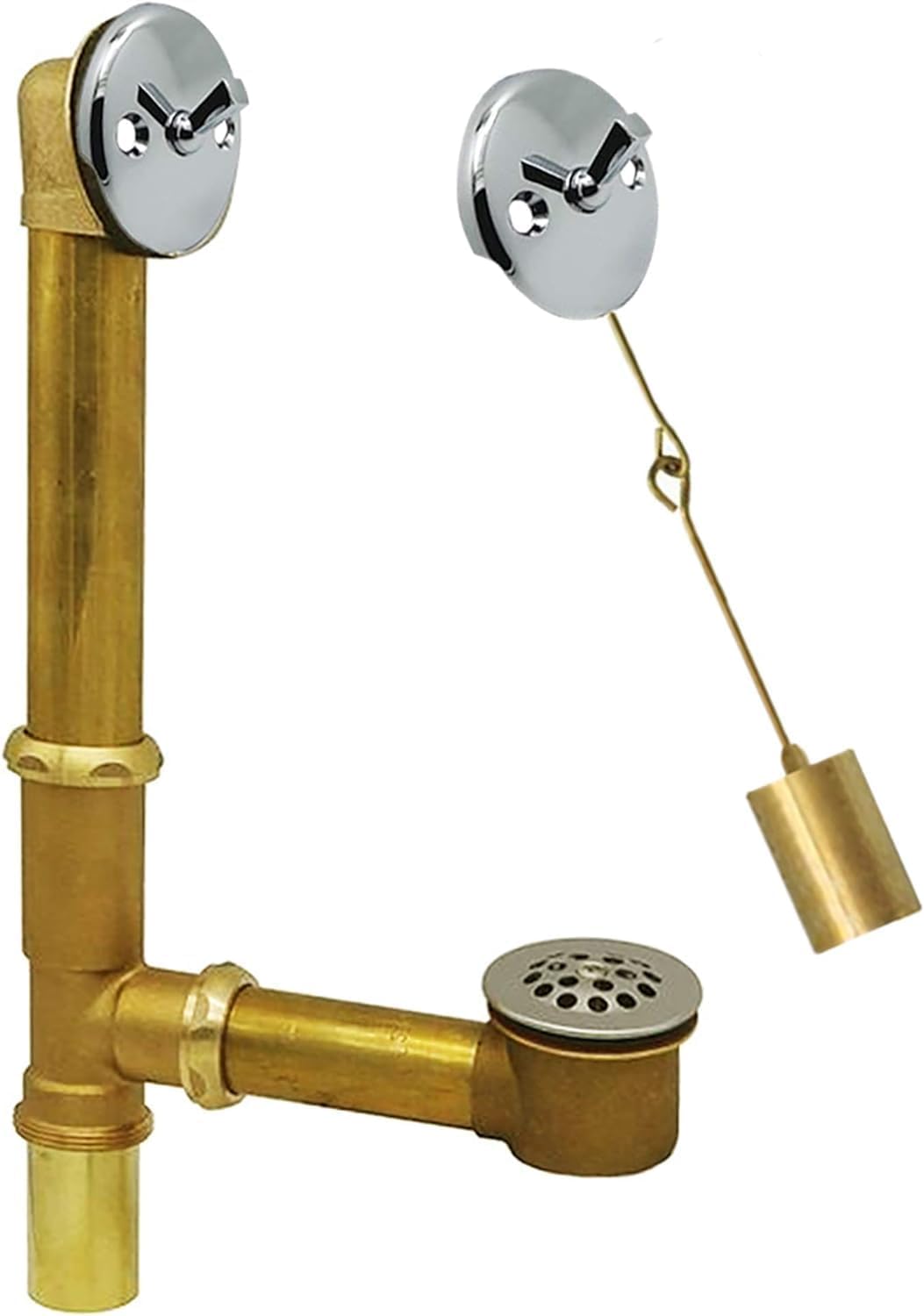 Fine Fixtures Bathtub Drain Kit - Polished Gold