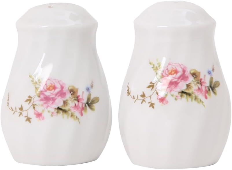 Lynns Paradise Floral Salt and Pepper Shaker Set
