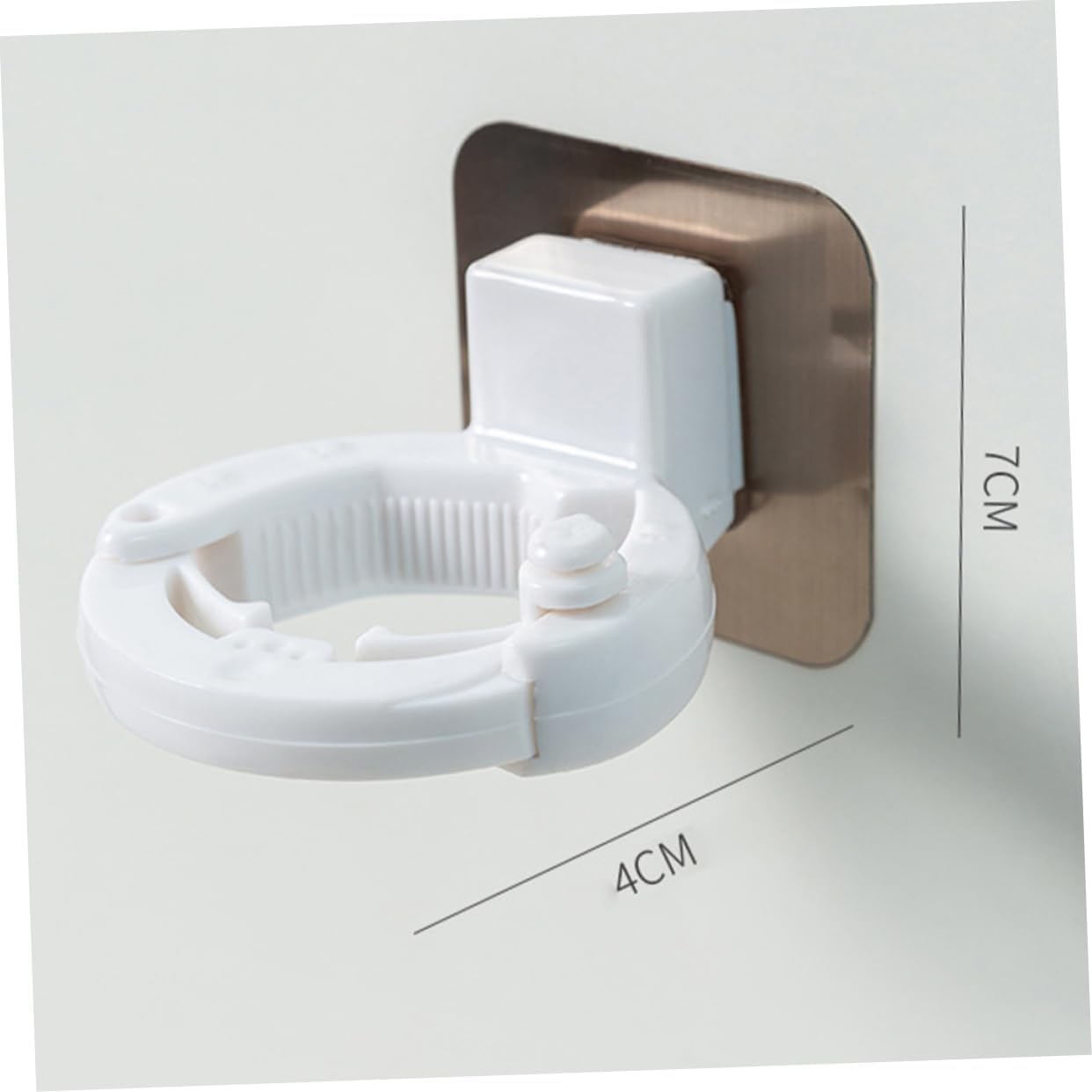 PRETYZOOM 3Pcs Adhesive Wall Mounted Shower Gel Holders