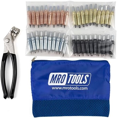 K-Series Beginner Cleco Sheet Metal Fastener Kit with Mesh Carry Bag K5S40