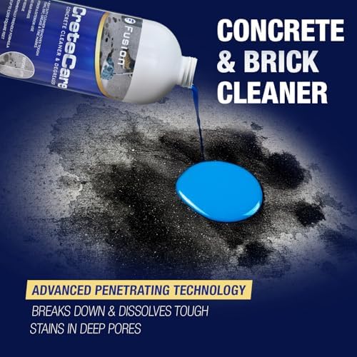 Fusion CreteCare Heavy Duty Oil Stain Remover for Concrete Surfaces