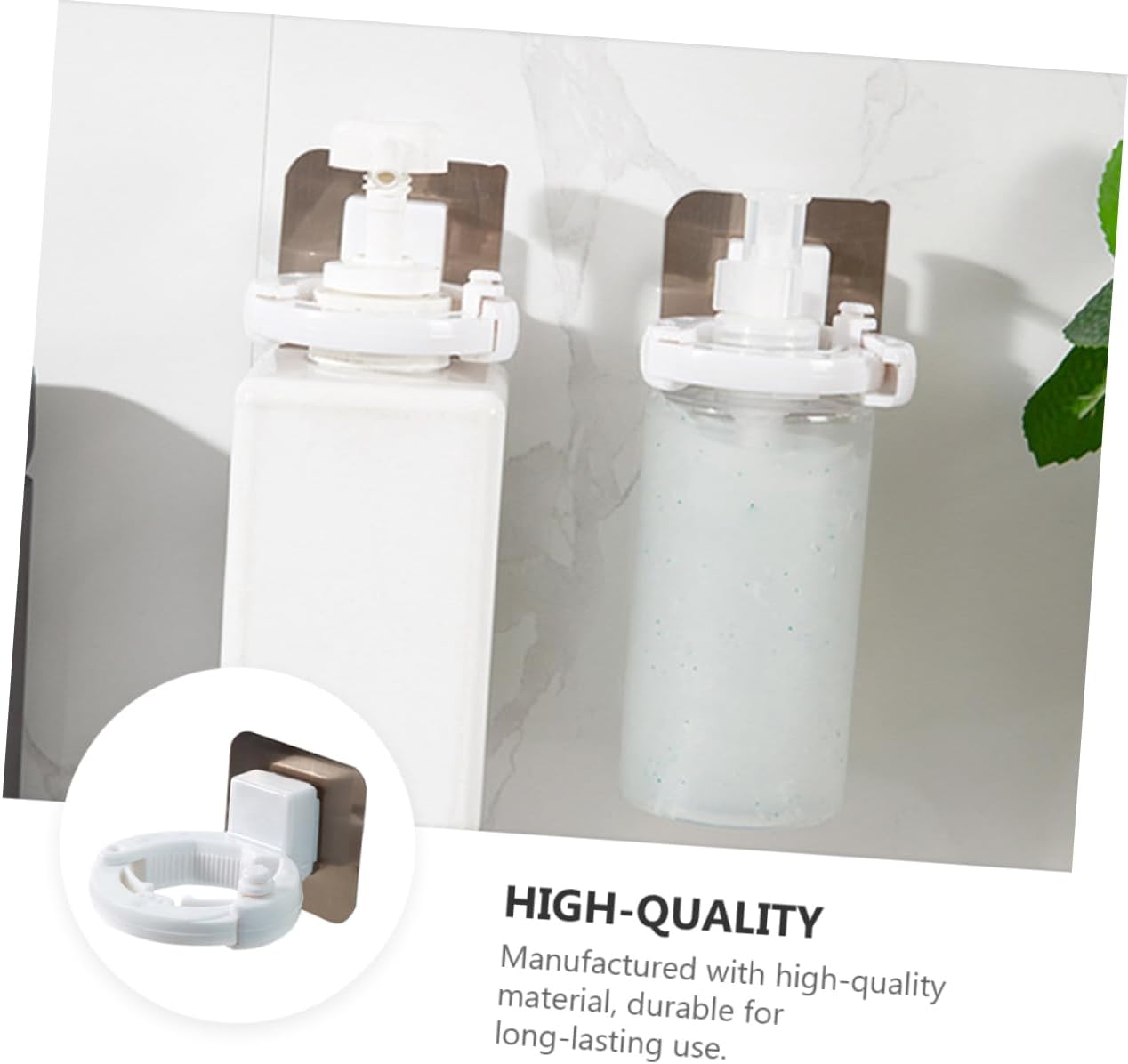 Strong Load-bearing Wall-mounted Shampoo Rack with Self-adhesive No Holes