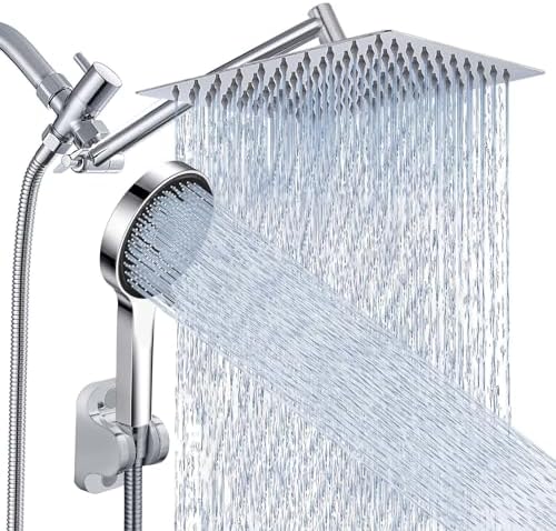 Nottia 10 Inch Rain Shower Head with Handheld Spray Combo 1