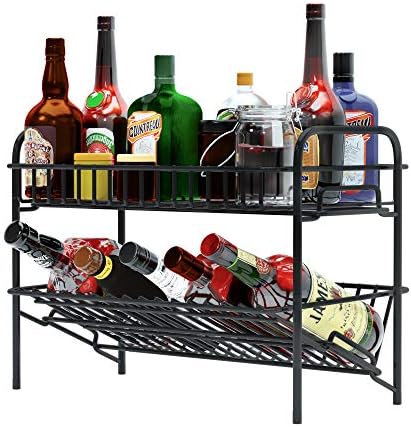 HengLiSam 2 Tier Spice Rack Organizer Black 1