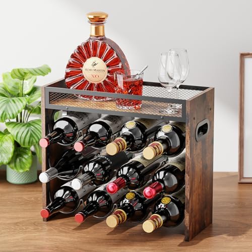 KLM 3-Tier Wine Rack Holds 12 Bottles