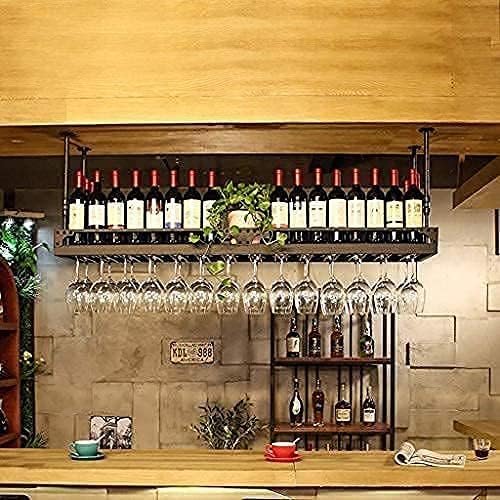 Vintage Wall Mounted Wine Rack Iron Art