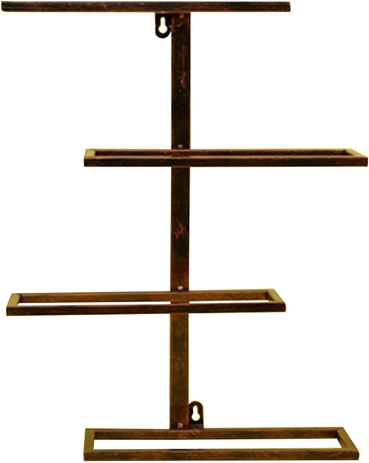 ALDEPO Wall-Mounted Wine Rack 6 Bottles Bronze