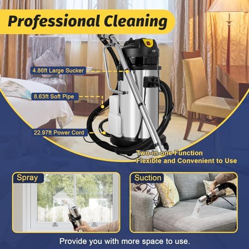 AKSDSGA 1000W 3 in 1 Carpet Cleaner Vacuum Machine