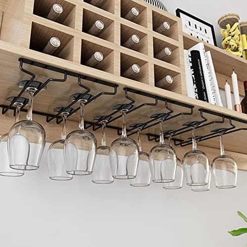 V3VOGUE 2 Row Stemware Holder Freestanding Wine Glass Rack