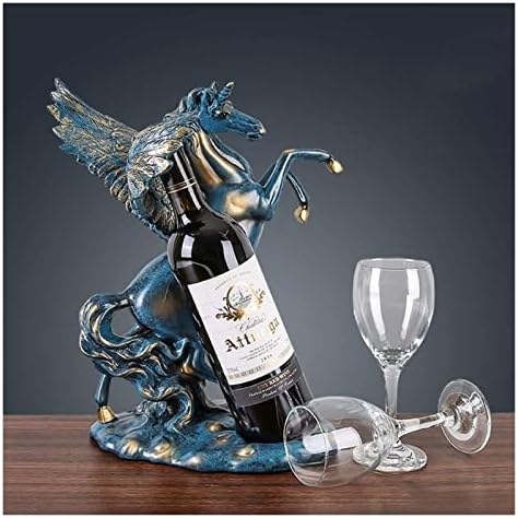 ALDEPO Wine Rack with Horse Art Design