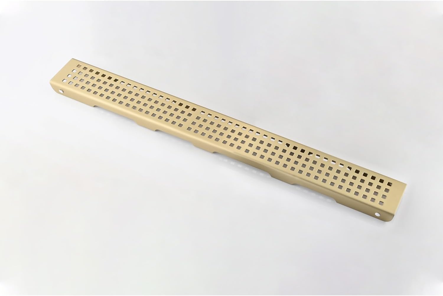Benicabaly Linear Shower Drain with Brushed Gold Finish 1