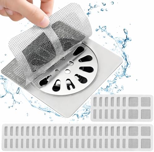 50PCS Pack Disposable Hair Catcher Shower Drain Cover