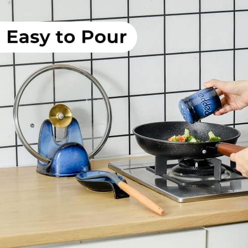 Nihow Ceramic Salt and Pepper Shakers Set