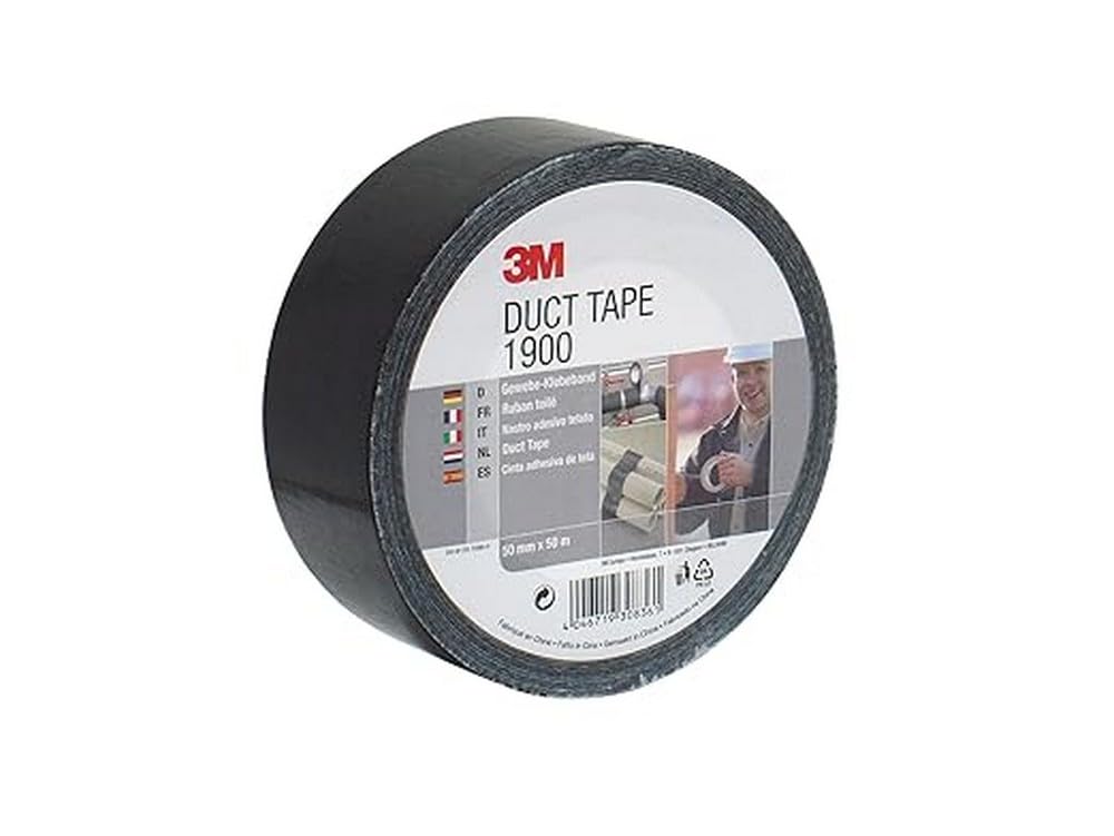 3M 1900 Duct Tape 50mm x 50m Black