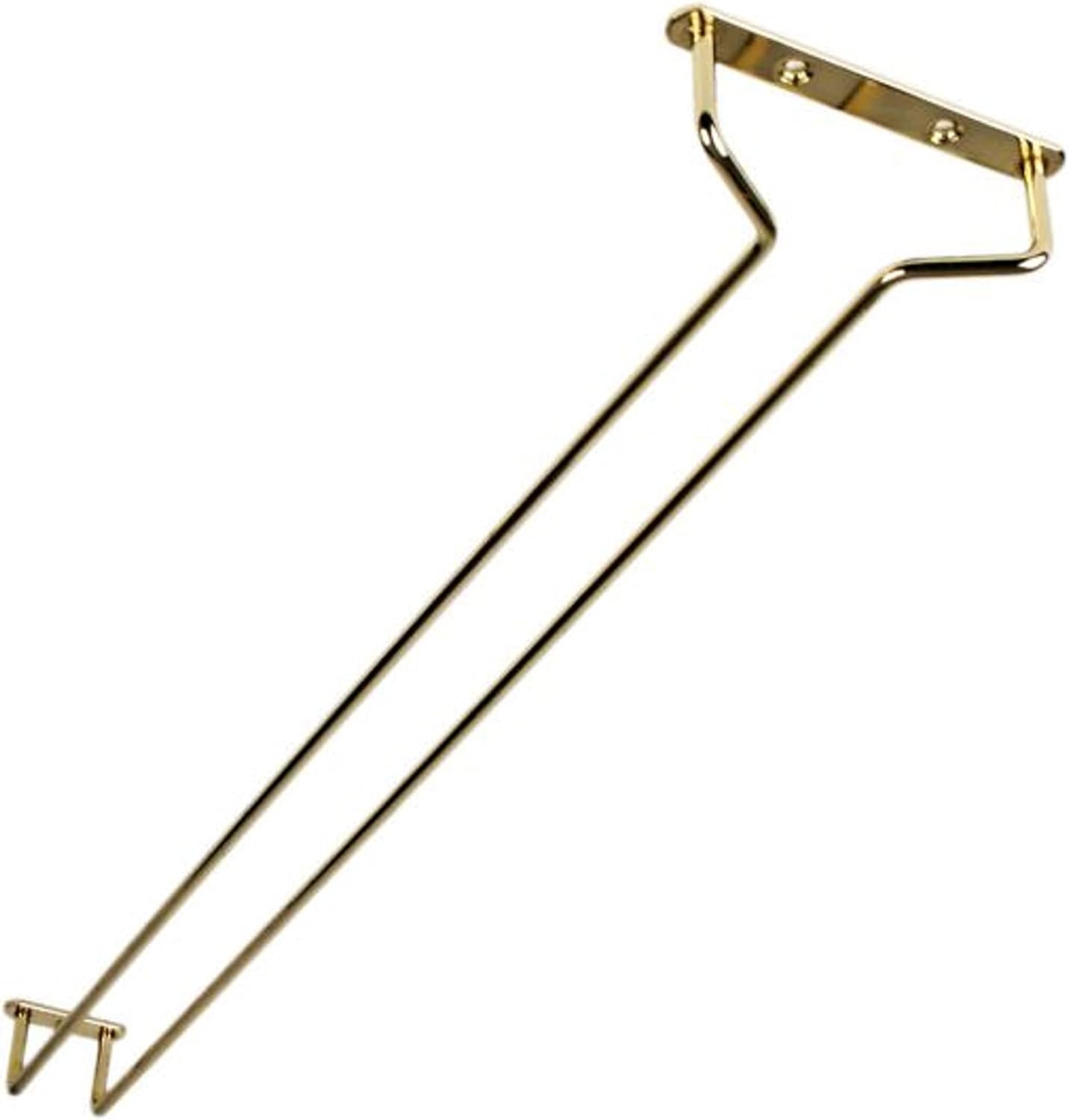 TrueCraftware 24-Inch Brass Wine Glass Rack Set of 2