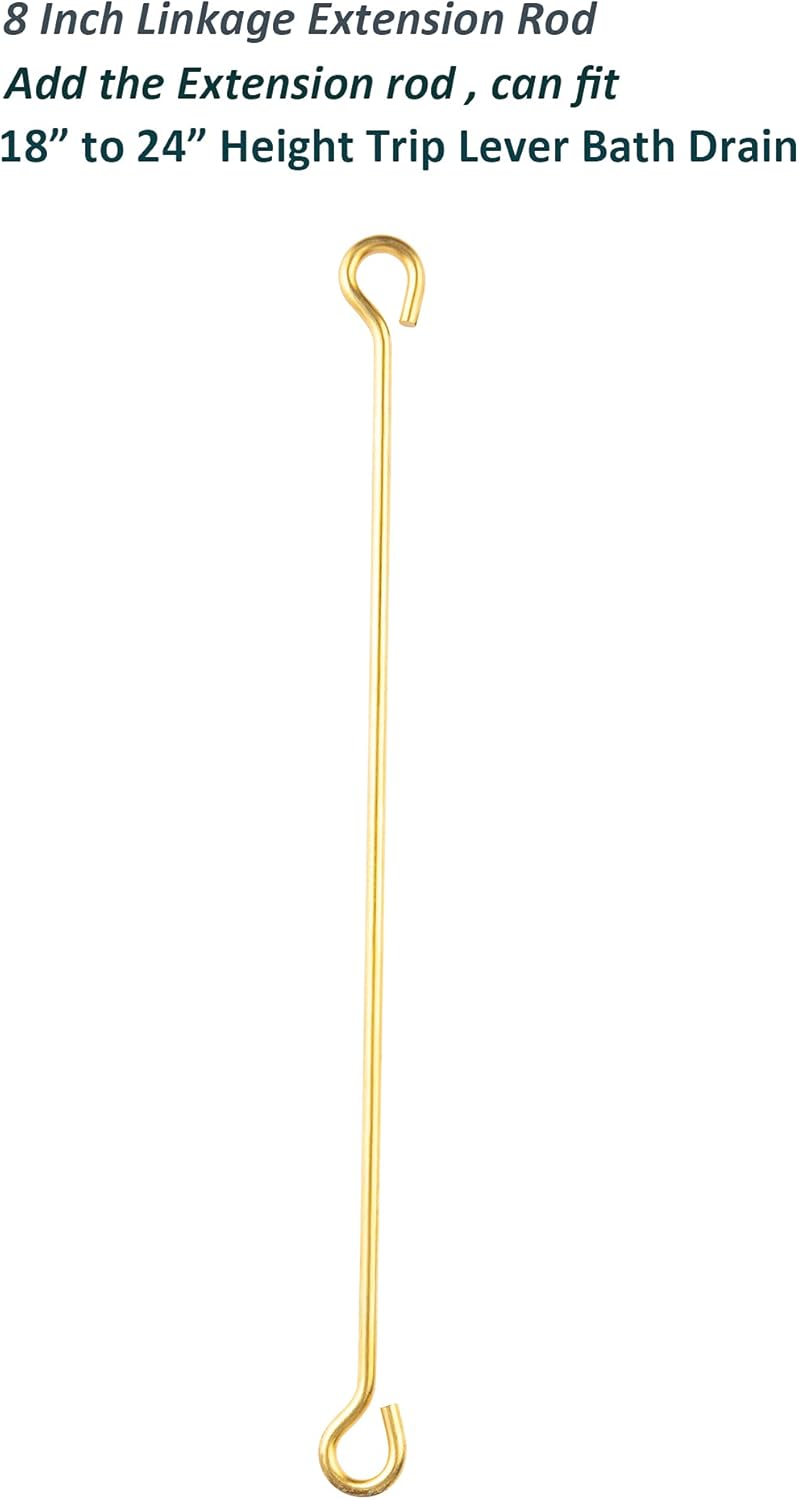 Artiwell Tub Drain Linkage Assembly Solid Brass