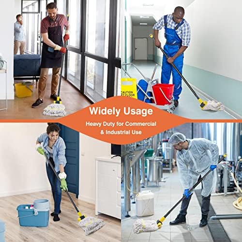 KeFanta Heavy Duty Wet Mop with 60 Long Handle 1