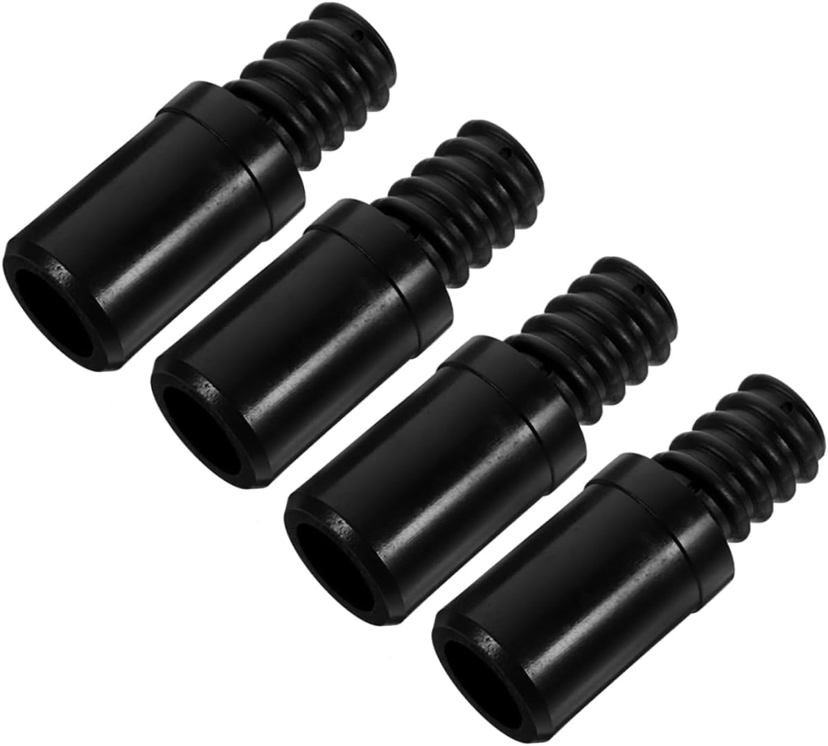 4pcs Plastic Broom Handle Threaded Tips for Extension Pole
