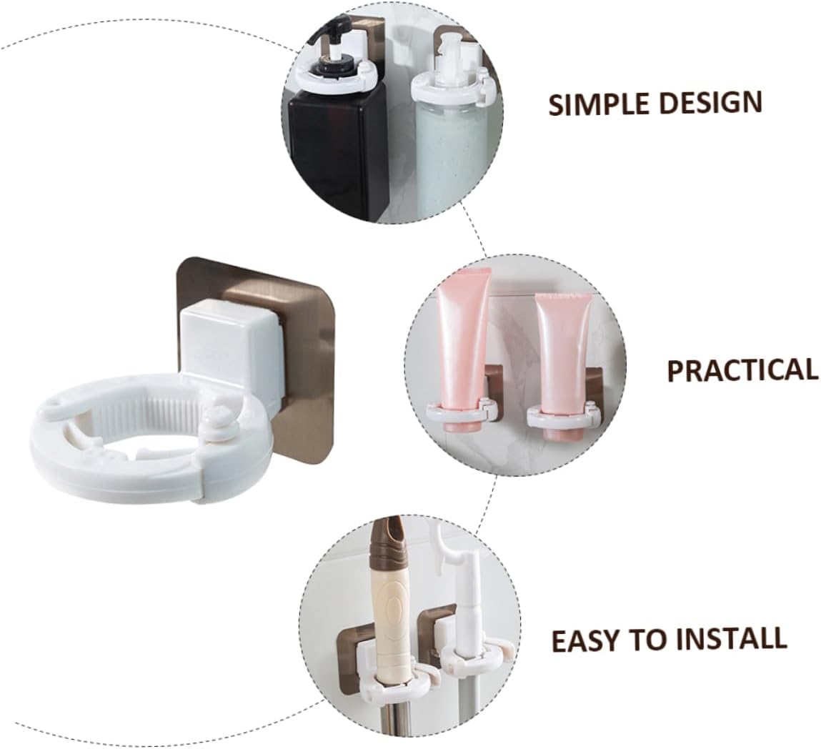 Strong Load-bearing Wall-mounted Shampoo Rack with Self-adhesive No Holes