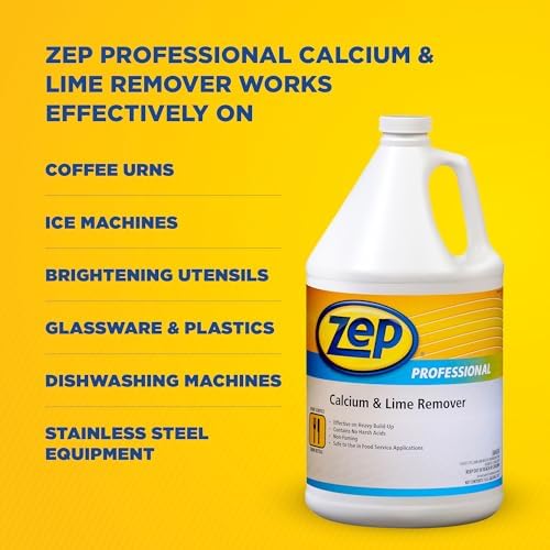 Zep Industrial Calcium and Lime Remover 128 oz Case of 4
