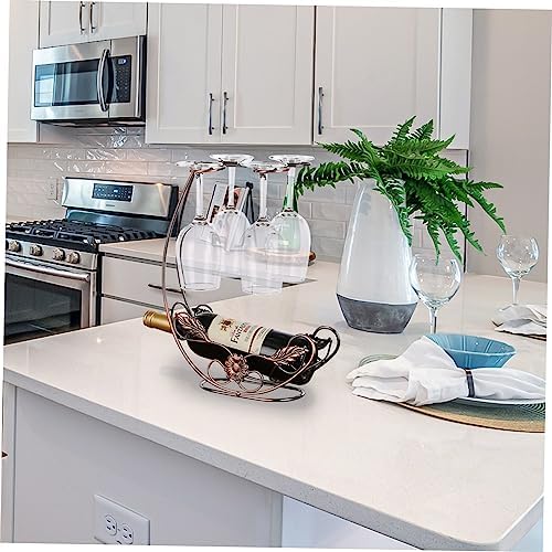 Cabilock Iron Wine Goblet Rack for Home Decor