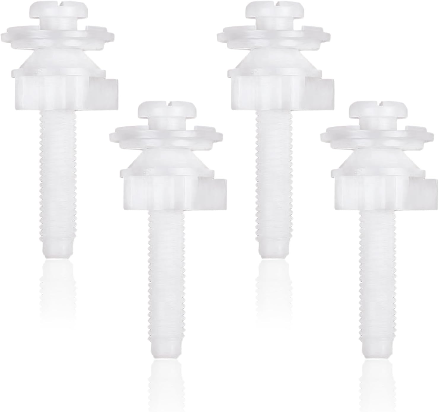 Wuffove Toilet Seat Screws Replacement Kit 4 Piece