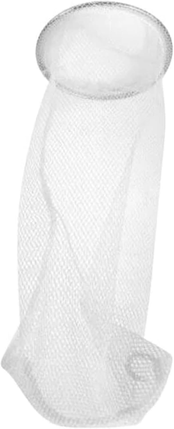 3 Inch Fine Mesh Drain Sock Strainer - White