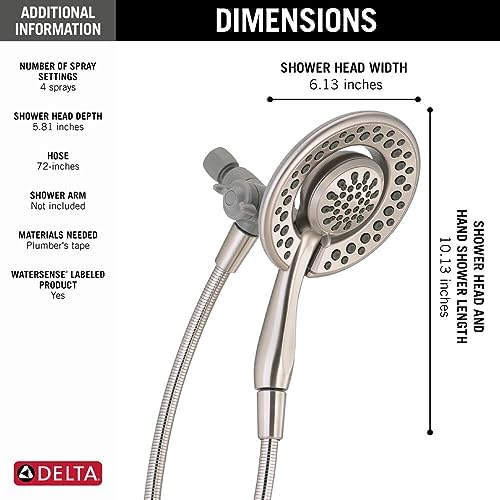 DELTA 75486CSN In2ition Showers with Handshower